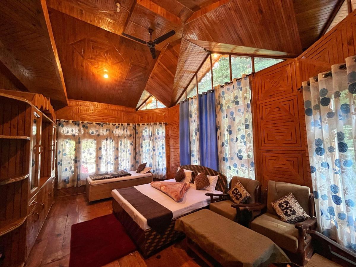 Mid Orchard Cottage, Kasol Exterior foto